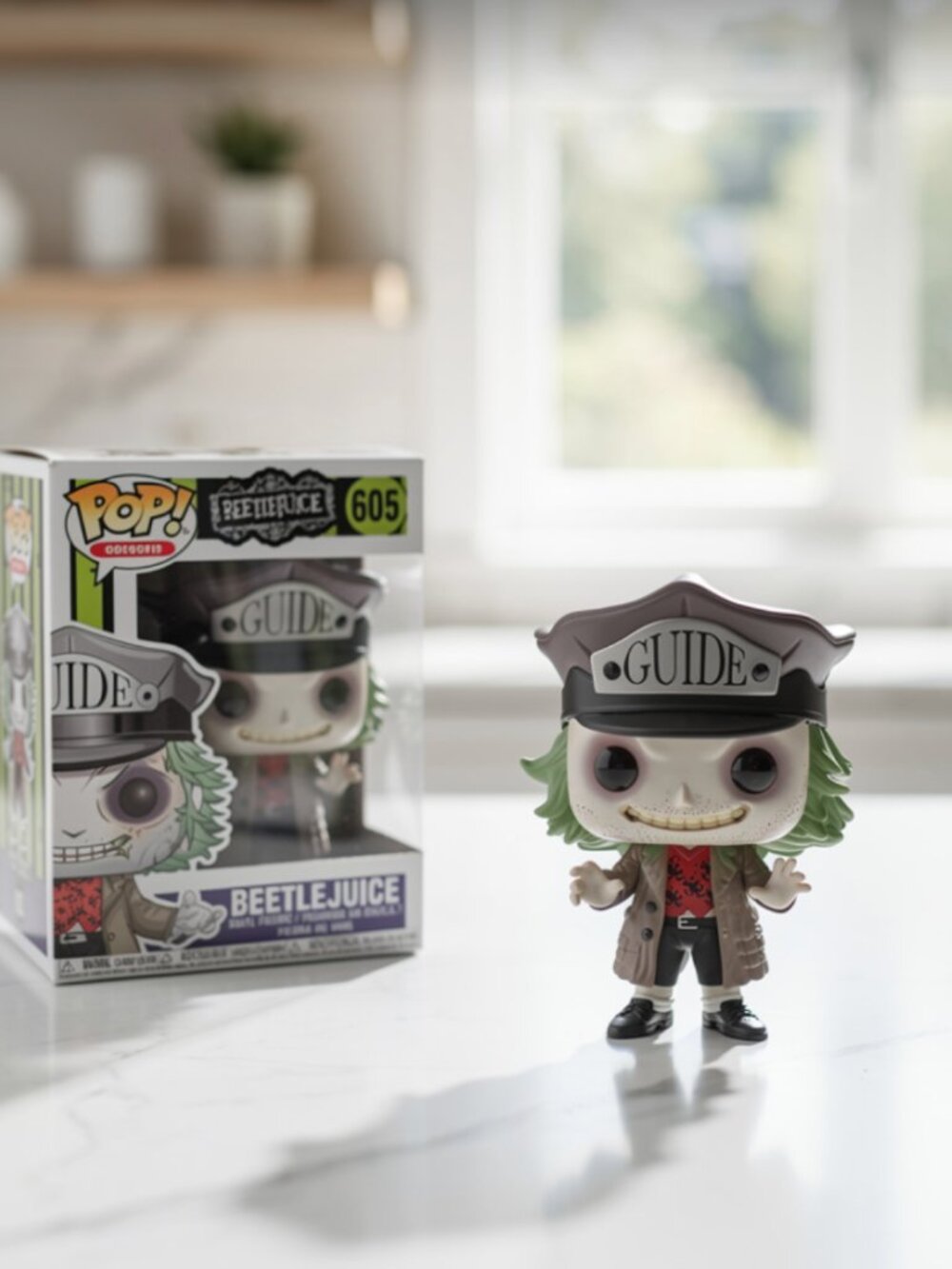 Funko Pop! Beetlejuice Guide #605 Vinyl Figure Collectible